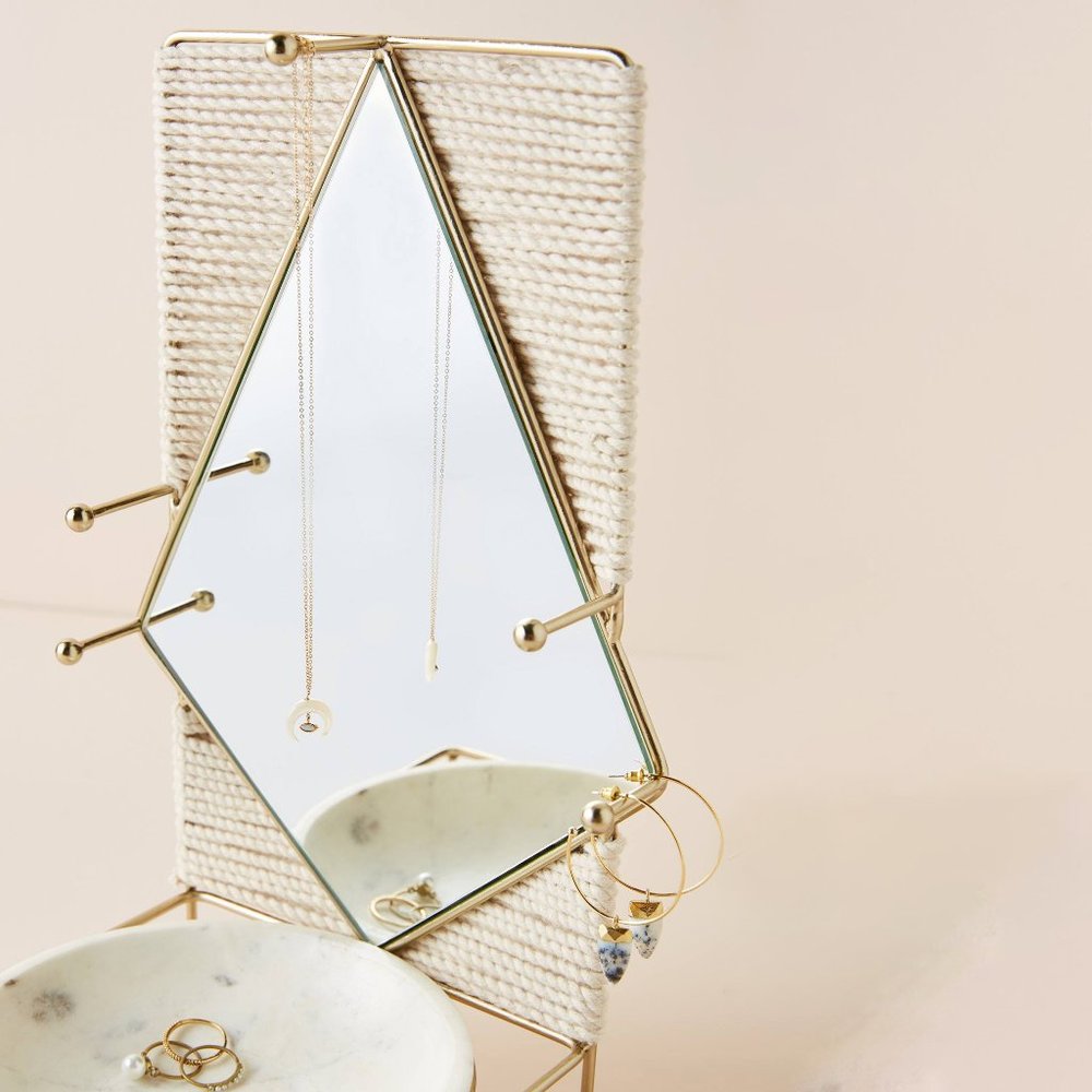 Anthropologie Macrame Jewelry Stand - Picture 2 of 10
